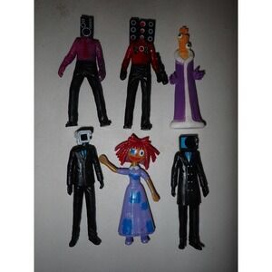 The Amazing Digital Circus 7 pc Pomni Figures Cartoon‎ Model Toys Cake Toppers